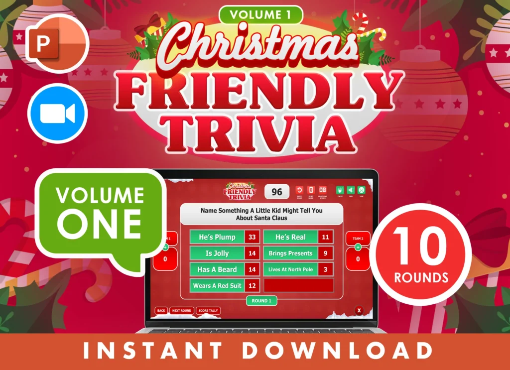 Christmas Trivia Game - Volume 1 - PowerPoint Game